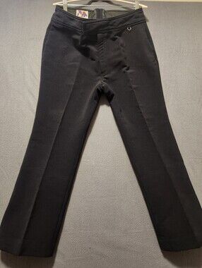 Peregrine Ski Pants Mens Size 38 Black Straight Leg Wool Blend Trouser Vintage